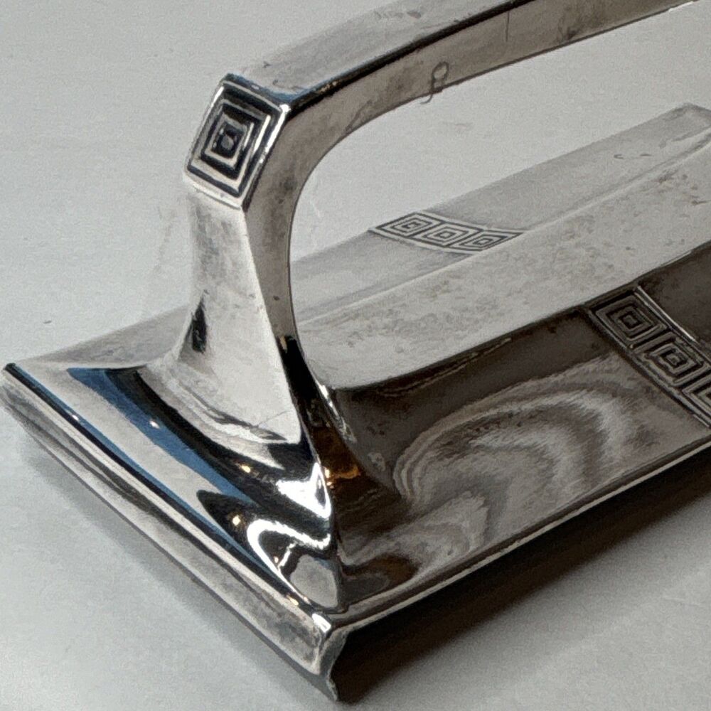 Antique WMF Silver Plated Brass Rocker Ink Blotter Germany c.1905 Art Nouveau - Picture 13 of 16